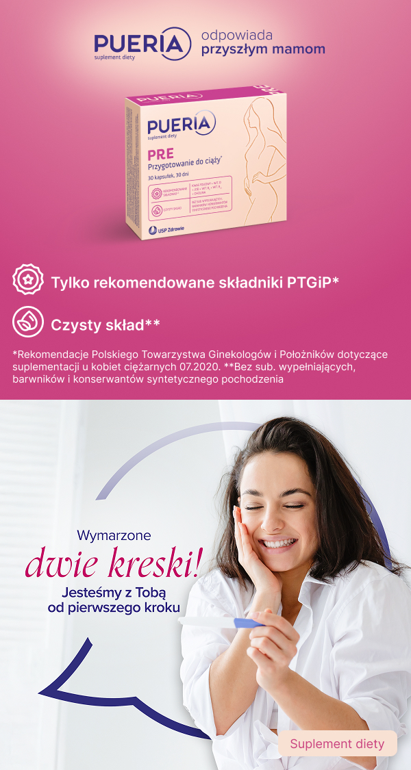 Pueria PRE - wymarzone dwie kreski